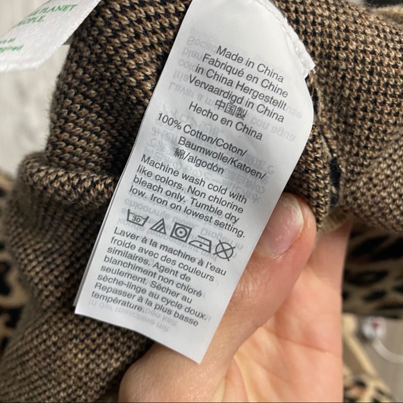 J. Crew Leopard Sweater Blazer Size XS NWT Cotton - Picture 9 of 11